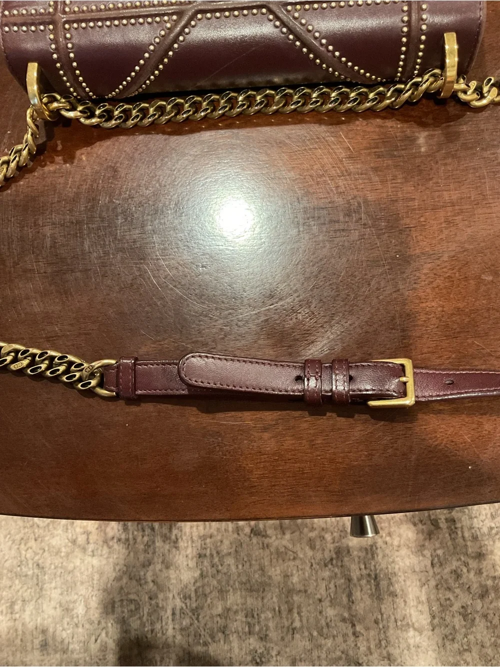 Dior structured crossbody